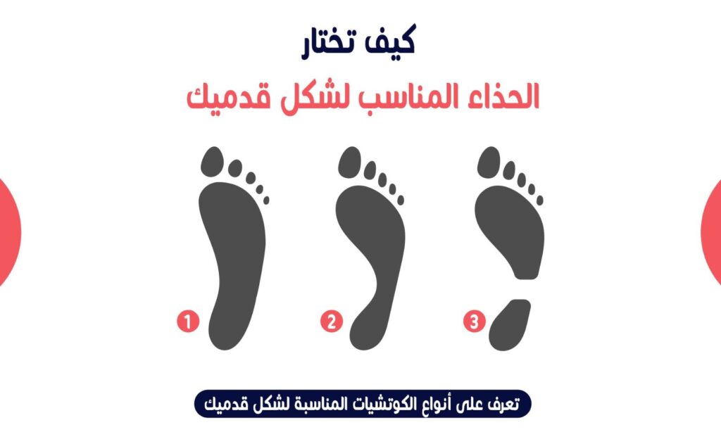 كيف تختار الحذاء المناسب لشكل قدميك – انحناءات القدم وعلاقتها بالحذاء